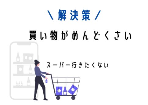 解決 買い物めんどくさい スーパーに行く時間を節約し快適に引きこもる ゆるミニマリスト サクピリカ コスメ日記