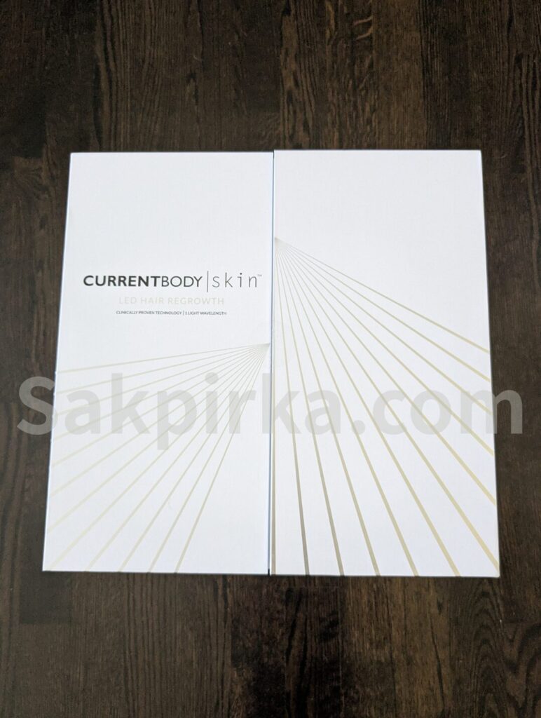 CurrentBody(カレントボディ) LED頭皮・頭髪ケアデバイスの外箱